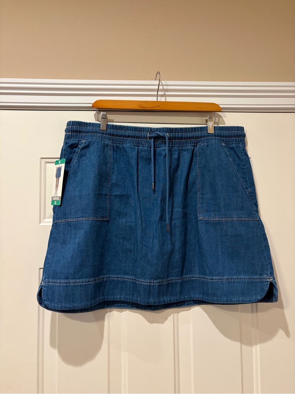 32 Cool Denim Drawstring skort - Blue